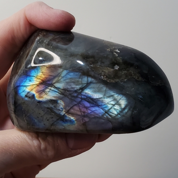Labradorite Crystal Freeform, Two-Sided Flash, 0.75 Pounds - Picture 10 of 12